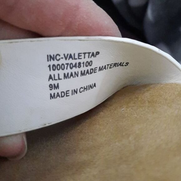 INC International Concepts White Valettap Ankle Strap Espadrille Sandals Size 9 - Picture 10 of 14